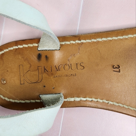 K. Jacques Calfat Leather Sandal - Picture 7 of 7